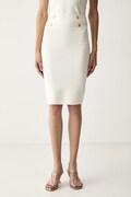 Marciano by Guess спідниця-олівець з віскозою YAMNA бежева G6YD07 Z1013