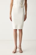 Marciano by Guess спідниця-олівець з віскозою YAMNA бежева G6YD07 Z1013