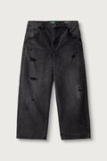 United Colors of Benetton jeansy balloon dziecięce czarne 4R76CE04X