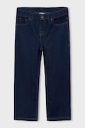 Mayoral wide leg traperice za djecu denim wide fit mornarsko plave 4513