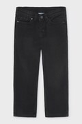 Mayoral wide leg traperice za djecu denim wide fit crne 4513