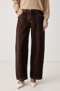 Haveone jeansy wide leg damskie szare PLS.R154