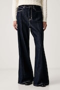 Weekend Max Mara jeansy wide leg damskie WKDSPORT granatowe 2625186022600
