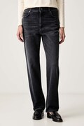 Weekend Max Mara jeansy straight damskie WKDLINCE czarne 2625186012600