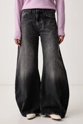 United Colors of Benetton jeans barrel da donna grigi 4PGHDE038