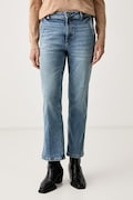 United Colors of Benetton jeansy regular damskie niebieskie 4X8RDF0CJ