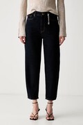 Liu Jo jeansy carrot damskie granatowe UF6159 D4854