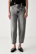 Liu Jo jeansy carrot damskie szare UF6159 D4854