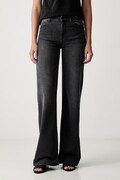 Liu Jo jeansy wide leg damskie szare UF6096 D0375