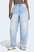 adidas Originals jeansy barrel damskie niebieskie LE5888