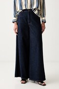 Weekend Max Mara jeansy wide leg damskie WKDZATTERA granatowe 2625186031600