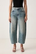 Patrizia Pepe jeansy straight damskie niebieskie 8P0349 D1WZB