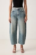 Patrizia Pepe jeansy straight damskie niebieskie 8P0349 D1WZB