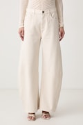 Pinko rifle wide leg dámske béžové 107196 A3F9