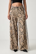 adidas Originals jeansy wide leg damskie beżowe KY0630
