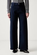 Tommy Hilfiger дънки wide leg дамски тъмносини WW0WW49949