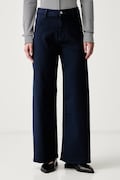 Tommy Hilfiger дънки wide leg дамски тъмносини WW0WW49949