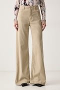 Guess τζιν wide leg γυναικεία BELLAGIO μπεζ W6BA1C W4354