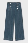 Mayoral wide leg džíny dětské modré 7525