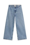 Guess jeansy wide leg dziecięce niebieskie J6YA04 D1211