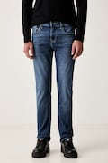 7 FOR ALL MANKIND slim kavbojke moške modre 7TC40C42