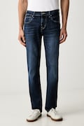 7 FOR ALL MANKIND slim kavbojke moške mornarsko modre 7TC40C42
