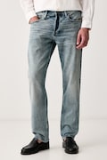 G-Star jeansy męskie Streem Slim Tapered niebieskie D28534-E205