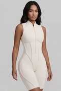 BetterMe kombinezon sportowy damski Closed-Back beżowy BDS00049