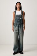 Carhartt WIP Bib Overall Straight salopetă pentru femei albastră I036597