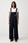 Carhartt WIP Bib Overall Straight salopetă pentru femei bleumarin I036597