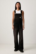 Carhartt WIP Bib Overall Straight salopetă pentru femei neagră I036597