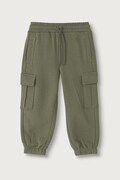 United Colors of Benetton teplákové nohavice detské bavlnené zelené regular waist 3J70GF05M