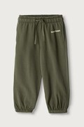 United Colors of Benetton spodnie dresowe dziecięce bawełniane zielone 3J70GF05K