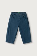 United Colors of Benetton spodnie dziecięce bawełniane z elastanem granatowe regular waist 46F5GF037