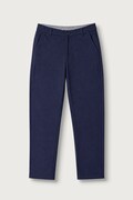 United Colors of Benetton spodnie dziecięce z bawełną granatowe regular waist 3F1YCF05A