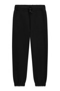 Guess spodnie dresowe dziecięce bawełniane czarne regular waist L6BB13 K8107