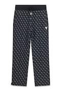 Guess спортивні штани дитячі чорні regular waist L4YQ18 K7122