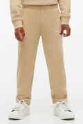 Tommy Hilfiger spodnie dresowe dziecięce bawełniane beżowe regular waist KB0KB10772