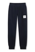 BOSS pantaloni de trening pentru copii cu bumbac bleumarin J53339