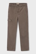 Mayoral штани дитячі бавовняні Boston by Mayoral коричневі regular waist 7518