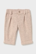 Mayoral Newborn spodnie dziecięce z bawełną beżowe regular waist 2510