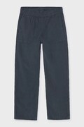 Mayoral pantaloni straight per bambini con cotone blu navy regular waist 7511