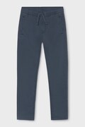 Mayoral spodnie joggery dziecięce bawełniane soft jogger granatowe regular waist 7507