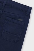 Mayoral spodnie regular dziecięce z bawełną soft regular fit granatowe regular waist 4504