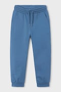 Mayoral спортивні штани дитячі з бавовною блакитні regular waist 725
