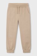 Mayoral спортивні штани дитячі з бавовною бежеві regular waist 725