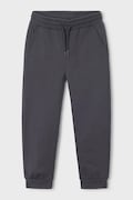 Mayoral спортивні штани дитячі з бавовною сірі regular waist 725