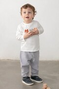 Mayoral pantaloni de trening pentru copii cu bumbac gri regular waist 704