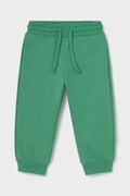 Mayoral pantaloni da tuta per bambini con cotone verde regular waist 704
