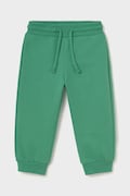 Mayoral pantaloni da tuta per bambini con cotone verde regular waist 704
